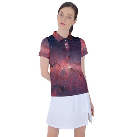 Milky-way-galaksi Women s Polo Tee by nate14shop