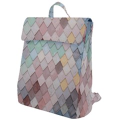 Tiles-shapes Flap Top Backpack