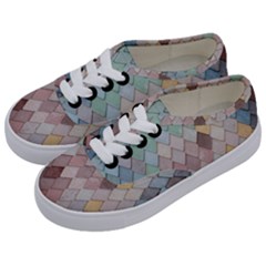 Tiles-shapes Kids  Classic Low Top Sneakers by nate14shop