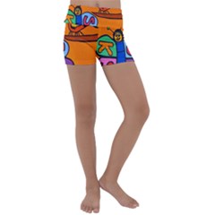 Graffiti 1 Kids  Lightweight Velour Yoga Shorts by nate14shop