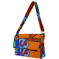 Graffiti 1 Full Print Messenger Bag (s) by nate14shop