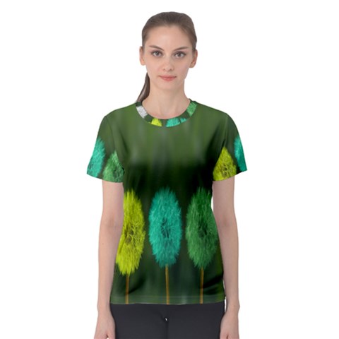 Dandelions Women s Sport Mesh Tee by nate14shop