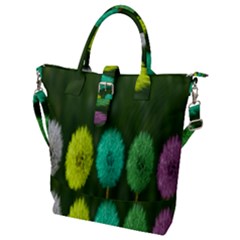 Dandelions Buckle Top Tote Bag by nate14shop