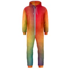 Colorful Rainbow Hooded Jumpsuit (men) by artworkshop