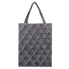 Grid Wire Mesh Stainless Rods Metal Classic Tote Bag by artworkshop