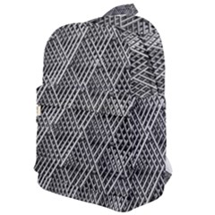 Grid Wire Mesh Stainless Rods Metal Classic Backpack by artworkshop