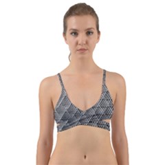 Grid Wire Mesh Stainless Rods Metal Wrap Around Bikini Top by artworkshop