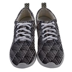 Grid Wire Mesh Stainless Rods Metal Athletic Shoes by artworkshop