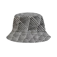 Grid Wire Mesh Stainless Rods Metal Inside Out Bucket Hat by artworkshop