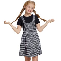 Grid Wire Mesh Stainless Rods Metal Kids  Apron Dress by artworkshop