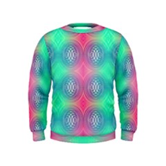 Infinity Circles Kids  Sweatshirt by Thespacecampers