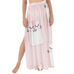 Fluffy Cat Pets Maxi Chiffon Tie-up Sarong by artworkshop