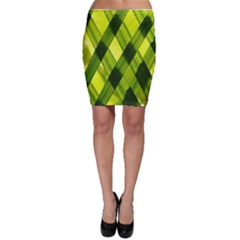 Leaves Grass Woven Bodycon Skirt by artworkshop