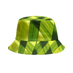 Leaves Grass Woven Inside Out Bucket Hat