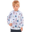 Lighthouse Sail Boat Seagull Kids  Hooded Pullover View1