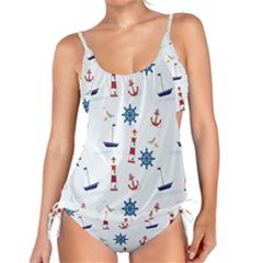 Lighthouse Sail Boat Seagull Tankini Set by artworkshop