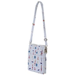 Lighthouse Sail Boat Seagull Multi Function Travel Bag by artworkshop