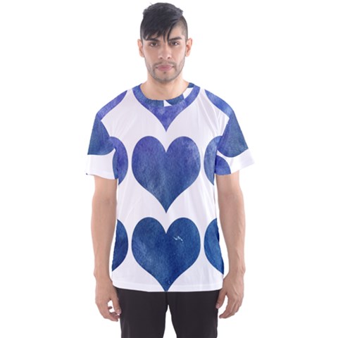 Valentin Heart  Love Men s Sport Mesh Tee by artworkshop