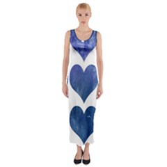 Valentin Heart  Love Fitted Maxi Dress by artworkshop