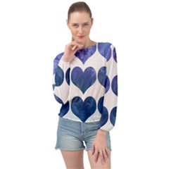 Valentin Heart  Love Banded Bottom Chiffon Top by artworkshop