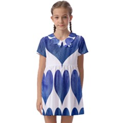 Valentin Heart  Love Kids  Asymmetric Collar Dress by artworkshop