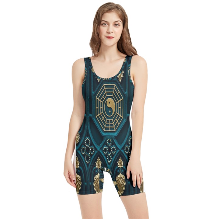 Abstract 001 Women s Wrestling Singlet