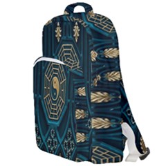 Abstract 001 Double Compartment Backpack