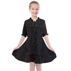 Abstract 002 Kids  All Frills Chiffon Dress