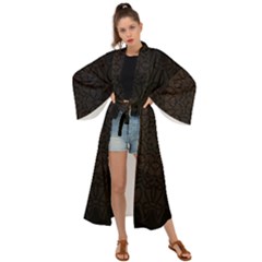 Abstract 002 Maxi Kimono