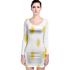 Abstract 003 Long Sleeve Bodycon Dress by nate14shop