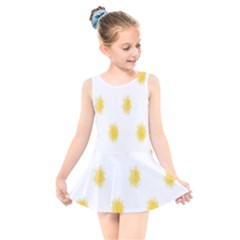 Abstract 003 Kids  Skater Dress Swimsuit by nate14shop