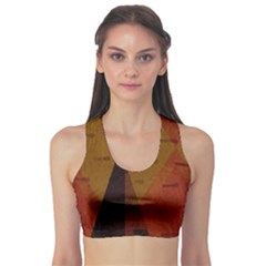 Abstract 004 Sports Bra by nate14shop