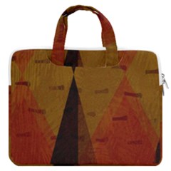 Abstract 004 Macbook Pro 16  Double Pocket Laptop Bag  by nate14shop