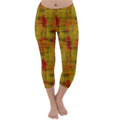 Abstract 005 Capri Winter Leggings  by nate14shop