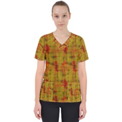 Abstract 005 Women s V-neck Scrub Top by nate14shop