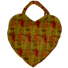 Abstract 005 Giant Heart Shaped Tote by nate14shop