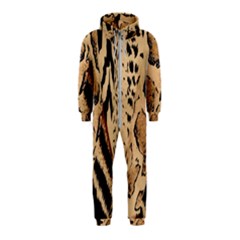 Animal-pattern-design-print-texture Hooded Jumpsuit (kids)