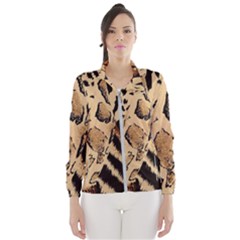 Animal-pattern-design-print-texture Women s Windbreaker