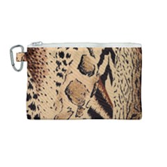 Animal-pattern-design-print-texture Canvas Cosmetic Bag (medium)