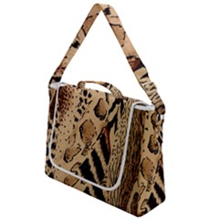 Animal-pattern-design-print-texture Box Up Messenger Bag by nate14shop