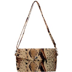 Animal-pattern-design-print-texture Removable Strap Clutch Bag by nate14shop
