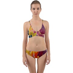 Art-color Wrap Around Bikini Set by nate14shop