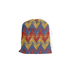 Aztec Drawstring Pouch (small) by nate14shop