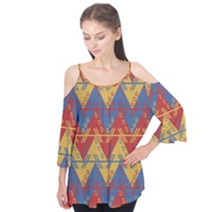 Aztec Flutter Sleeve Tee 