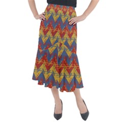 Aztec Midi Mermaid Skirt