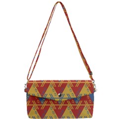 Aztec Removable Strap Clutch Bag