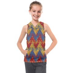 Aztec Kids  Sleeveless Hoodie by nate14shop