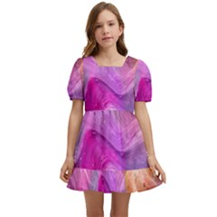 Background-color Kids  Short Sleeve Dolly Dress by nate14shop