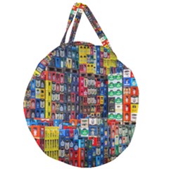Beverages Giant Round Zipper Tote