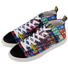 Beverages Men s Mid-top Canvas Sneakers by nate14shop